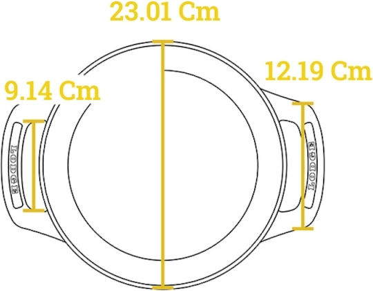Lodge Cloud Nine Βαθιά Κατσαρόλα από Gusseisen 2.8lt / 23cm