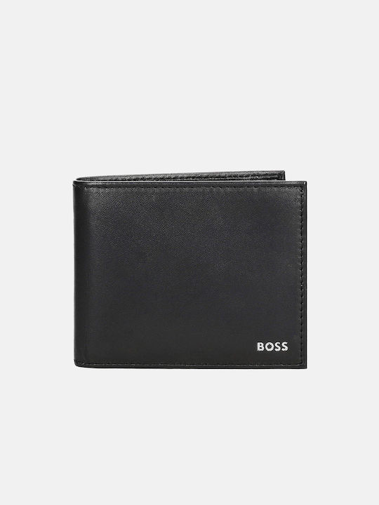 Boss Δερμάτινο Ανδρικό Πορτοφόλι Κερμάτων Μαύρο Boss Δερμάτινο Ανδρικό Πορτοφόλι Κερμάτων Μαύρο