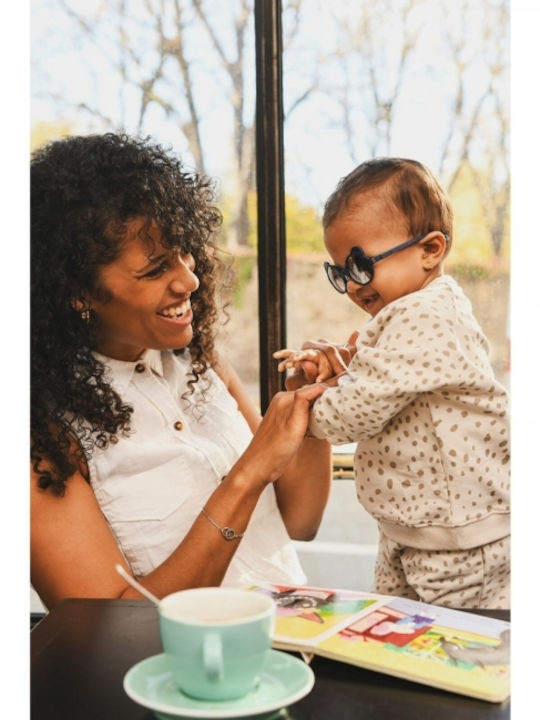 KiETLA Unbreakable Polarized Blue Kids Sunglasses For 2-4 Years