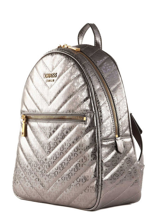 Guess Vikky Leather Women's Bag Backpack Bronze