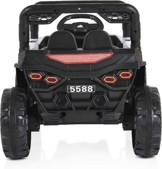 Bo Fast Buggy Two Seater with Remote Control 12 Volt White for 3+ Years