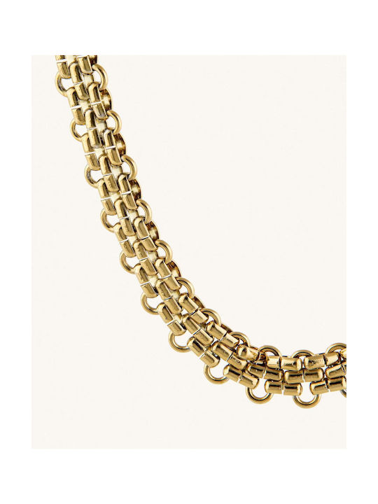 StanStefan Chain Neck from Steel Gold-plated Length 41cm