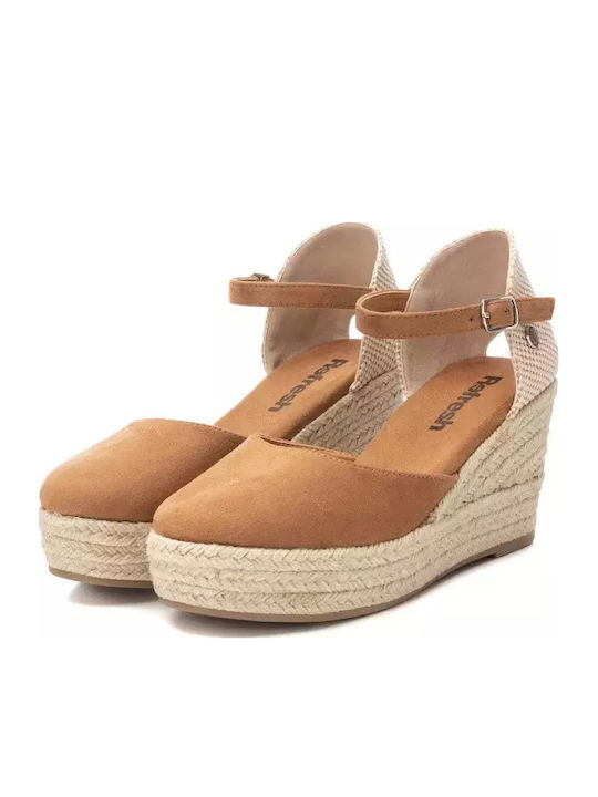 Damenplattformen im Espadrilles-Stil Braun