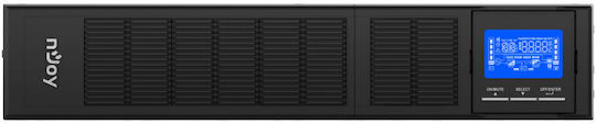 NJOY Balder 1000 UPS On-Line 1000VA 1000W με 8 IEC Πρίζες