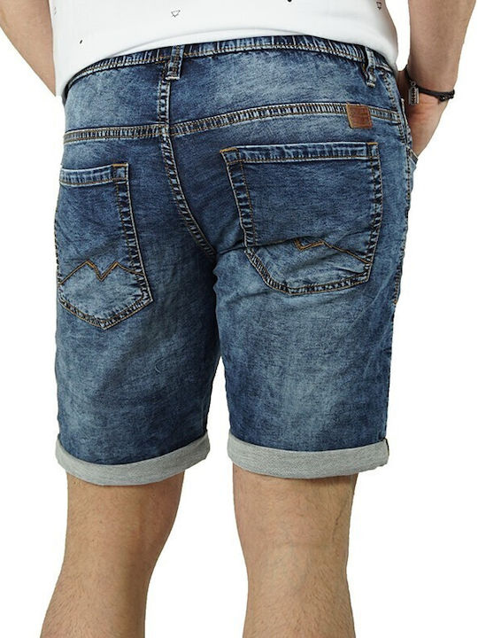 Herrenshorts Jeans Blau
