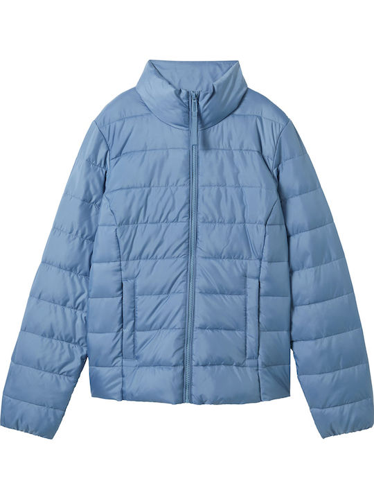Scurtă Jachetă de femei Puffer Albastru
