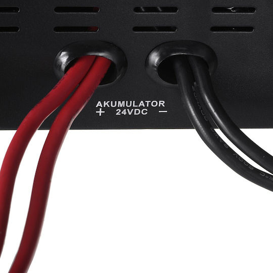 Volt Polska SINUS PRO Καθαρού Ημιτόνου Inverter Ισχύος 2500W με Τάση Εισόδου 24V (Μονοφασικό) 3SP250024W