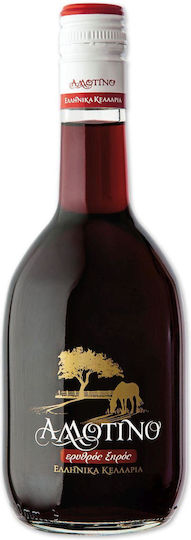 Ellinika Kellaria Oinon Wein Alte Zeiten Rot Halbsüß 500ml