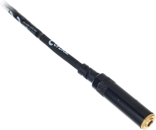 Headphone Extension Cable Jack Stereo 6.3mm to Mini Jack 3.5mm Female 3m Cordial for Aviom and P16