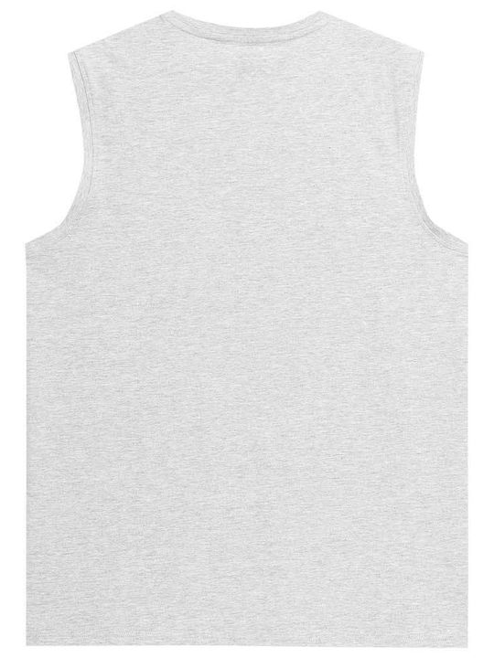 4F Men's Sleeveless Blouse White