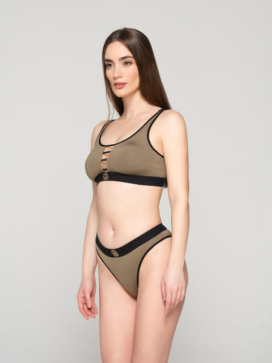 Damen-Slips Grüner Baumwoll Slip