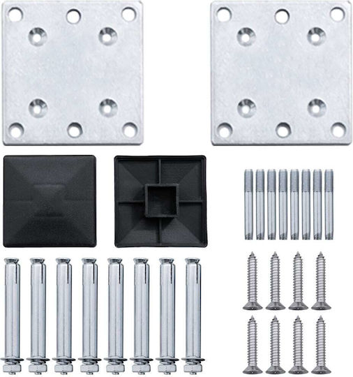 vidaXL Fence Panel from WPC in Gray Color 1.8x1.86m
