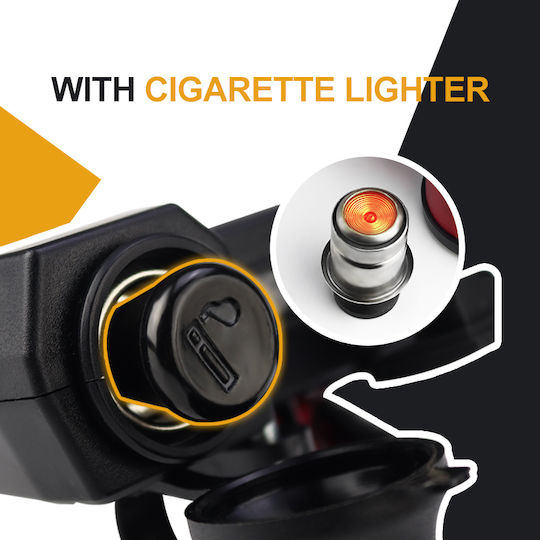 Motowolf Încărcător pentru Motocicletă de Încărcare Rapidă cu Porturi: 2xUSB & 1xBriquet cu Voltmetru