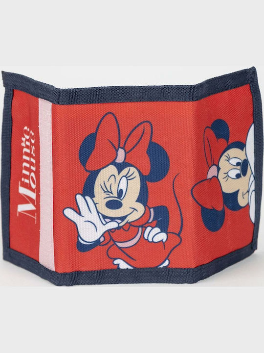 Minnie Mouse Παιδικό Πορτοφόλι με Σκρατς Κόκκινο