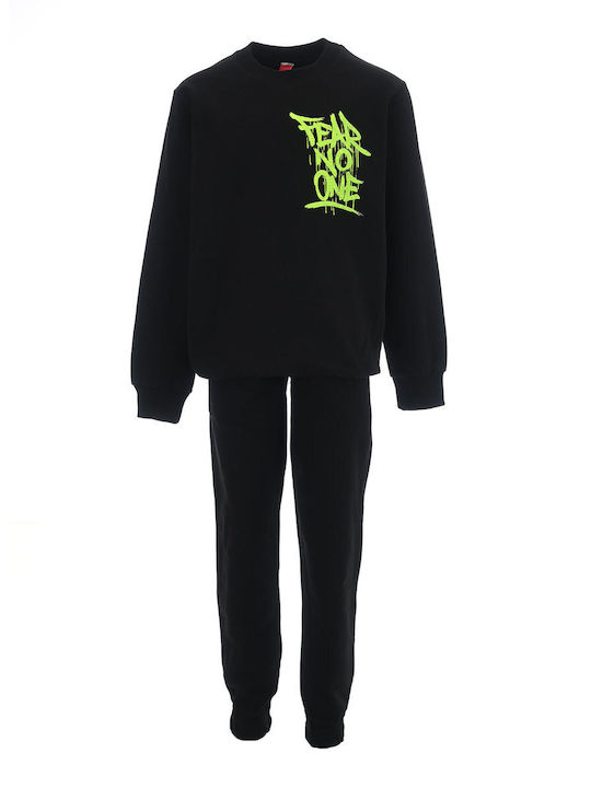 Joyce Kids Sweatpants Set black 2pcs