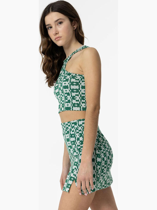 Kids Sleeveless Green  Top