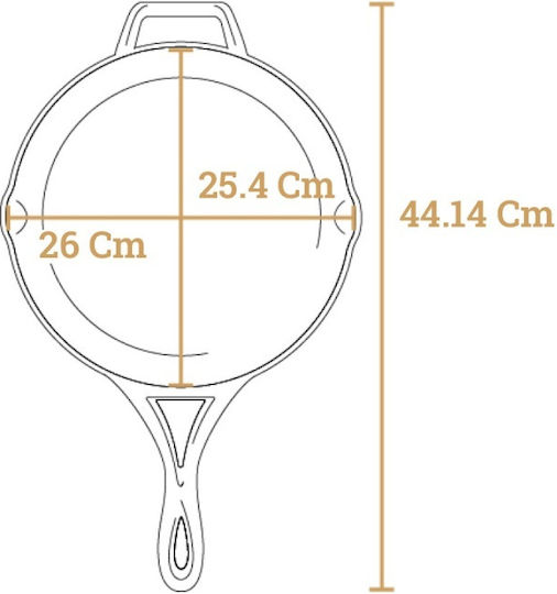 Lodge Blacklock Pan aus Gusseisen 26.03cm
