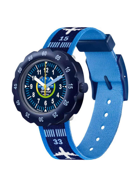 FlikFlak Kids Analog Watch Dreams with Fabric Strap Multicolour