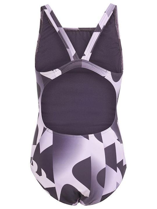 adidas Παιδικό Μαγιό Ολόσωμο Μωβ adidas Παιδικό Μαγιό Ολόσωμο Μωβ