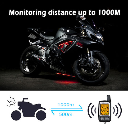 Motowolf Alarma Alarmă pentru motocicletă