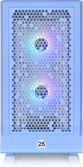 Thermaltake Ceres 330 TG ARGB Геймърско Midi Tower Компютърна Кутия Hydrangea Син
