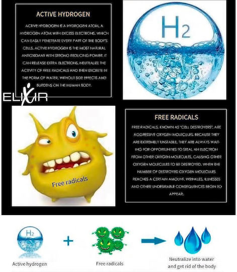 Elixir Μπουκάλι Νερού Γυάλινο με Βιδωτό Καπάκι Μπεζ