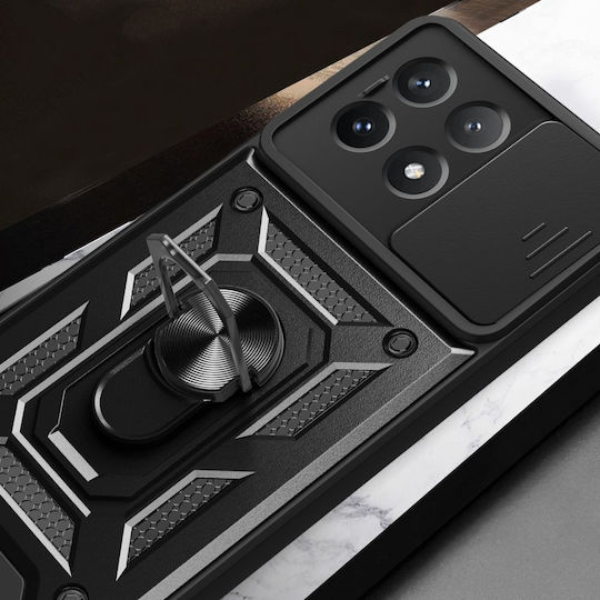 Tech-Protect Camshield Pro Back Cover Plastic Black (Poco X6 Pro)