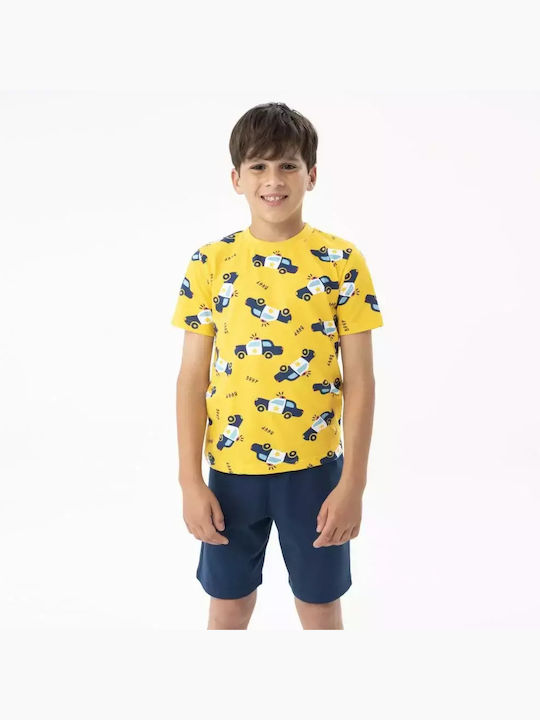 Boboli Kids Pyjamas Summer Cotton Yellow