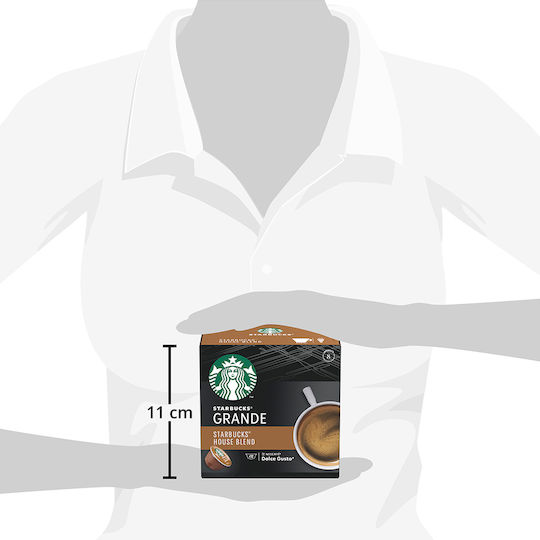 Starbucks Capsule Espresso House Blend Compatibile cu Mașina Dolce Gusto 12capace