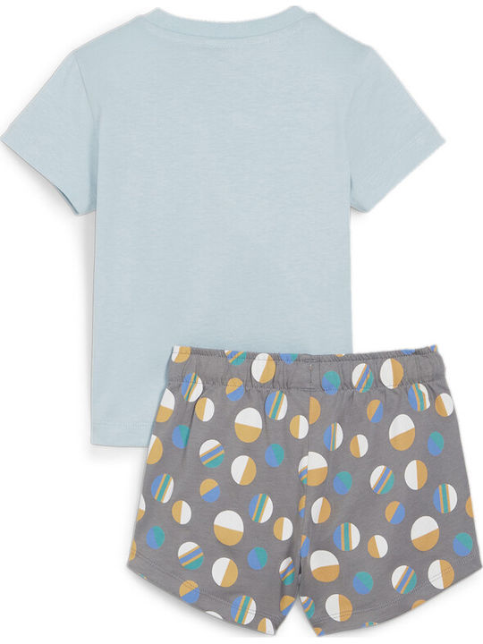 PUMA Kids Set with Light Blue Shorts 2 Pieces