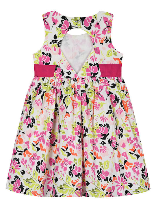 Energiers Kids Dress Floral Sleeveless Multicolour