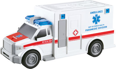 Metropoli - Ambulanță 1:20 cu set de lumini și sunet - 2 bucăți