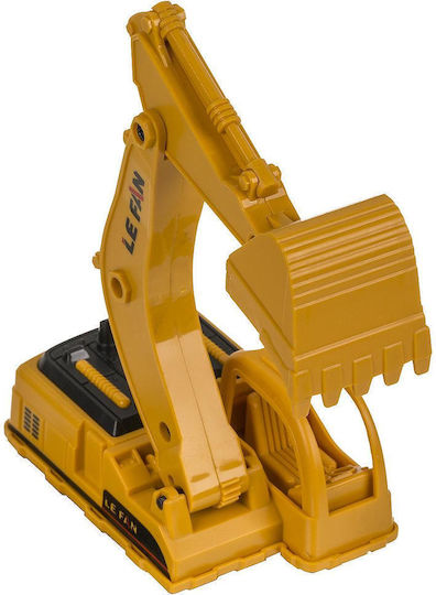 Toy Excavator With Moving Parts Yellow/Black Plastic 16cm