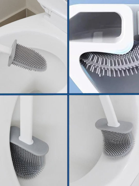 Plastic Coș de gunoi pentru baie Alb