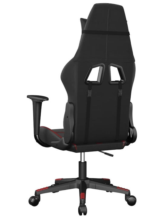 vidaXL 3143672 Καρέκλα Gaming Δερματίνης Μαύρο / Κόκκινο