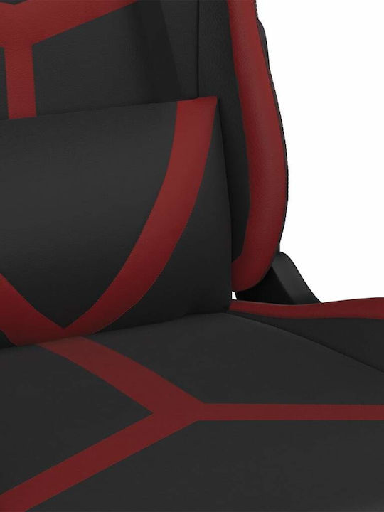 vidaXL 3143672 Καρέκλα Gaming Δερματίνης Μαύρο / Κόκκινο