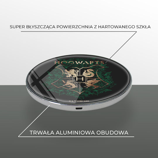 Harry Potter Încărcător Wireless (Qi Pad) 10W Negruς