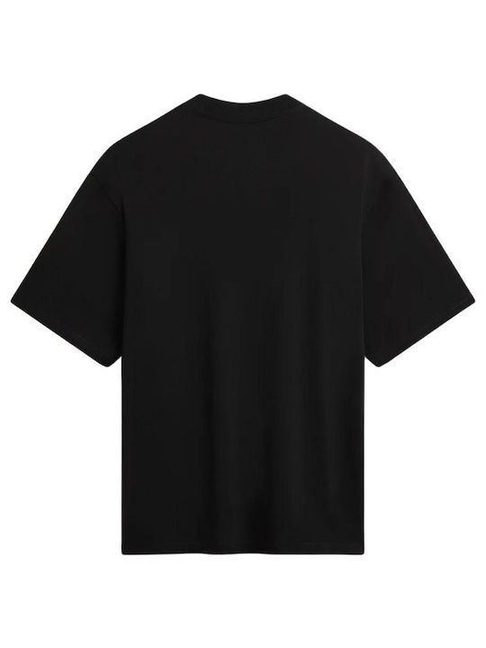 Vans Bărbați T-shirt Sportiv cu Mânecă Scurtă Negru