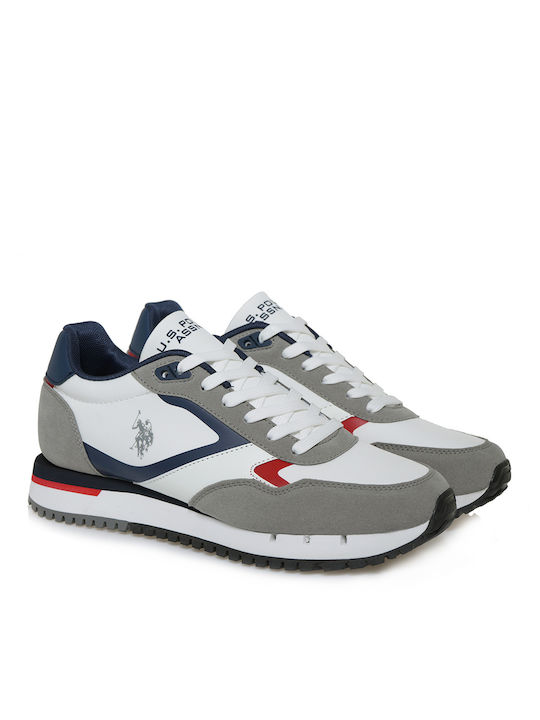 U.S. Polo Assn. Assn Ανδρικά Sneakers Λευκά