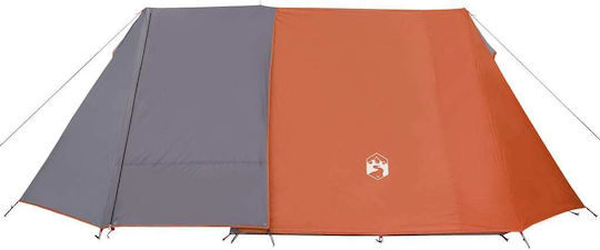 vidaXL Summer Camping Tent Grey For 3 People 190x200x170cm