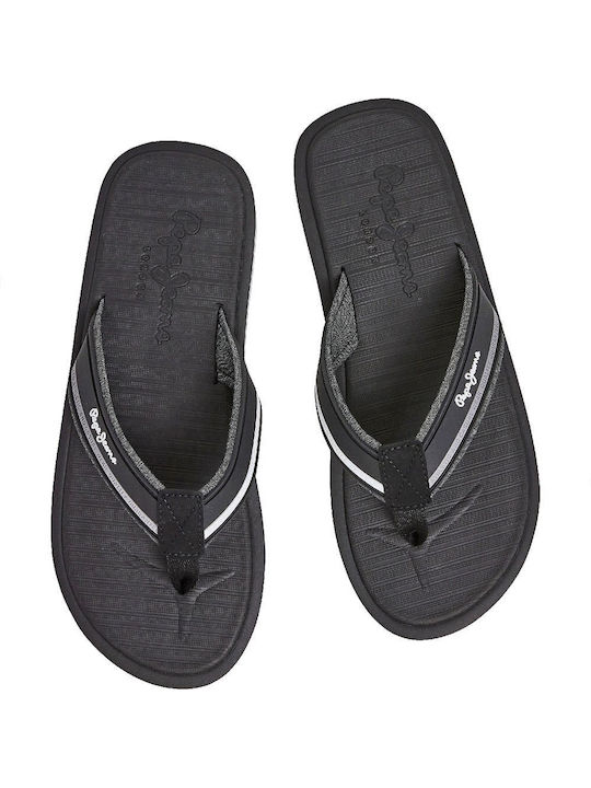 West Basic Ανδρικά Flip Flops Μαύρα