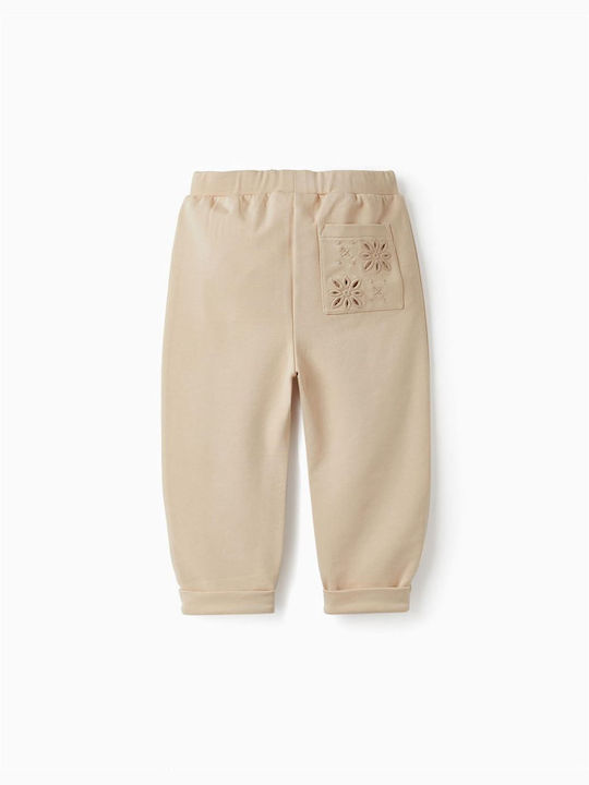 Zippy Kids Sweatpants Light Beige 1pcs