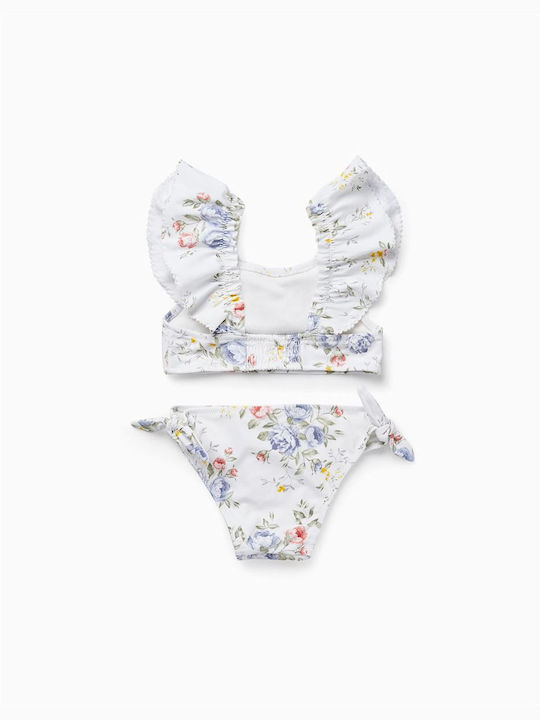 Zippy Kinder Badeanzug Bikini Weiß