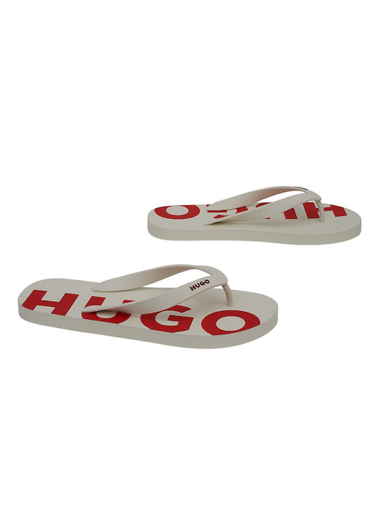 Hugo Ανδρικά Flip Flops Λευκά
