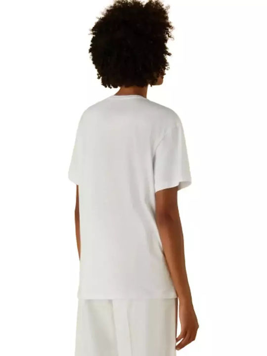 Emme Marella Γυναικείο T-shirt Λευκό