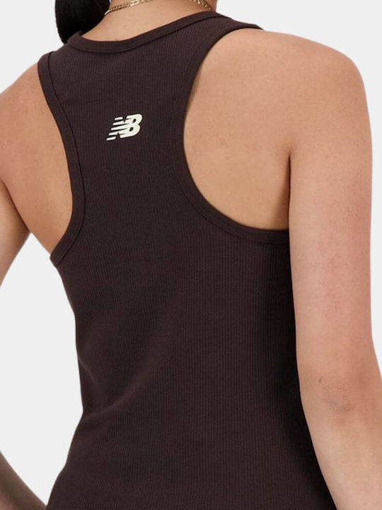 New Balance Bluză Sportivă pentru Femei Fără mâneci Maro