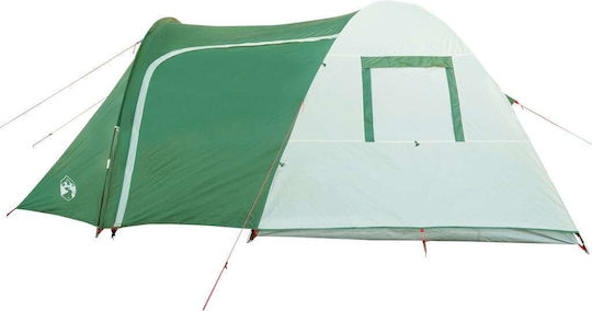 vidaXL Καλοκαιρινή Σκηνή Camping Τούνελ Πράσινη για 6 Άτομα 195x342x195εκ.