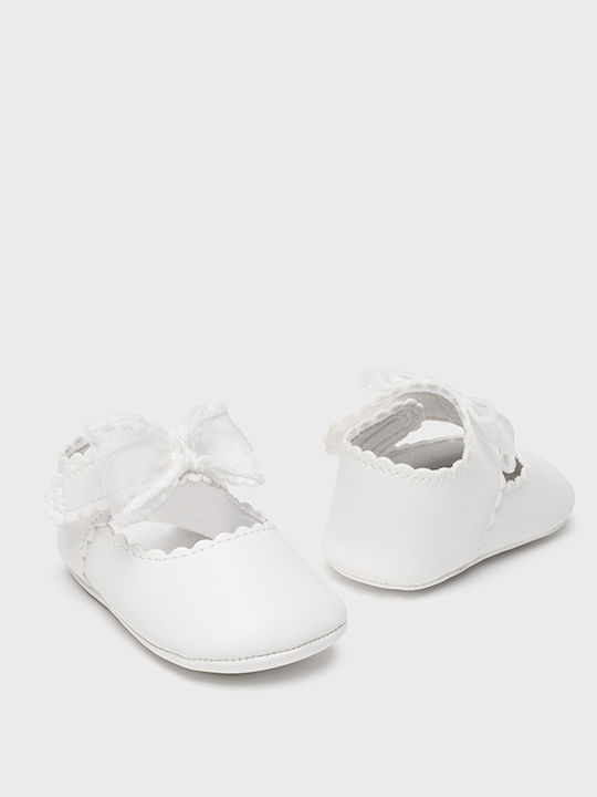 Mayoral Baby Ballerinas White