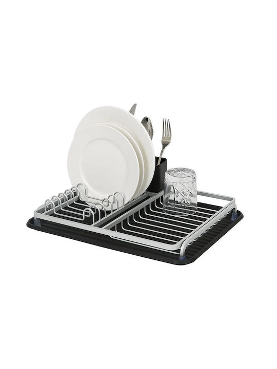 Luigi Ferrero Metallic Gray Sink Strainer 43x32x12cm
