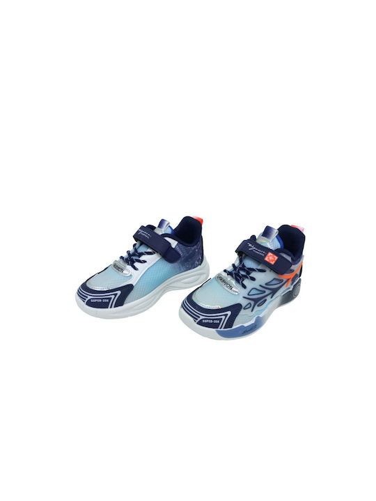 Bacio & Bacio Kids Sneakers with Scratch Blue